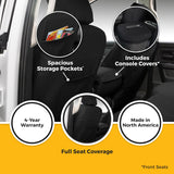 Covercraft 24-25 Jeep Wrangler Buckets Carhartt Super Dux Precision Fit Custom Front Row Seat Cover - GTJ4551ABCOBK