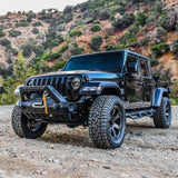 Westin 18-19 Jeep Wrangler JL WJ2 Stubby Front Bumper - Textured Black - 59-80085