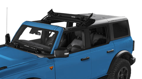 Bestop 21-26 Bronco Bronco Raptor 4-Door Sunrider For Hardtop (Premium Black Twill) - 52461-17