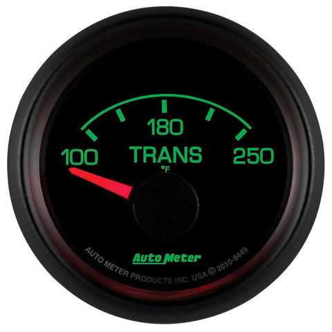 Autometer Factory Match Ford 52.4mm Short Sweep Electronic 100-250 Deg F Transmission Temp Gauge - 8449