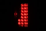 ANZO 2005-2008 Nissan Frontier LED Taillights Red/Clear - 311071