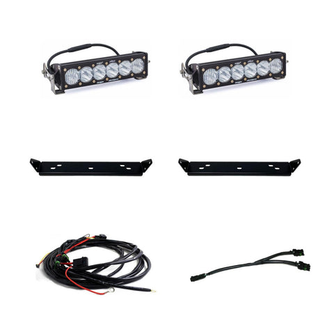 Baja Designs 2021+ Ford Raptor OnX6 Behind Grill Kit -10in. Clear D/C - 448063