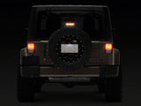 Raxiom 07-18 Jeep Wrangler JK Axial Series License Plate Bracket w/ LED Brake Light - J132759