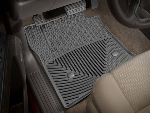 WeatherTech 14+ Chevrolet Silverado Front Rubber Mats - Black - W309