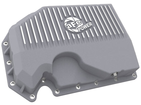 aFe 05-19 VW 1.8L/2.0L w/o Oil Sensor Engine Oil Pan Raw POWER Street Series w/ Machined Fins - 46-71240A