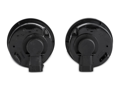 Raxiom 07-18 Jeep Wrangler JK Axial Series LED Amber Turn Signals (Smoked) - J108040