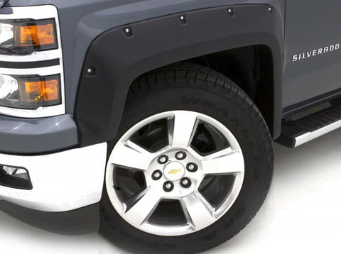 Lund 04-08 Ford F-150 (No Stepside) RX-Rivet Style Smooth Elite Series Fender Flares - Black (2 Pc.) - RX310SA