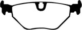 EBC 93-97 Aston Martin DB7 3.2 Supercharged Greenstuff Rear Brake Pads - DP2690/2