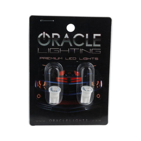Oracle T10 1 LED 3-Chip SMD Bulbs (Pair) - Green - 4806-004