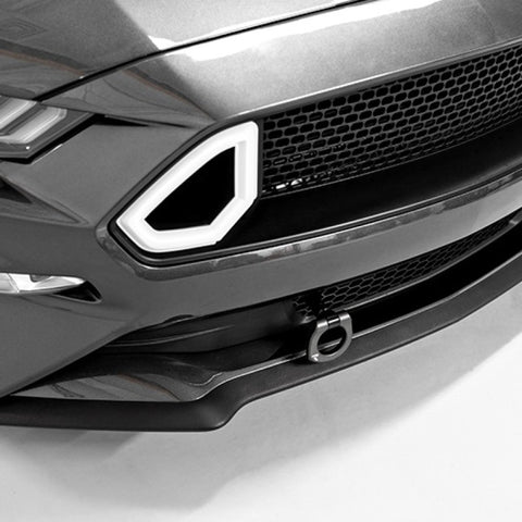 Raceseng 2015+ Ford Mustang GT/GT350/GT350R/V6 Tug Tow Hook (Front) - Gray - 06301G-1526101-0632