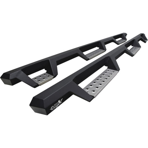 Westin 2020 Chevy Silverado 2500/3500 Crew Cab (8ft Bed) W2W Nerf Step Bars - Textured Black - 56-5347752