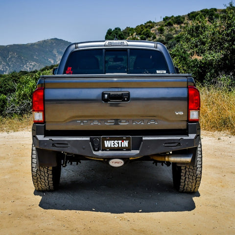Westin 16-20 Toyota Tacoma Pro-Series Rear Bumper - Textured Black - 58-421045