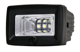 KC HiLiTES C-Series 2in. C2 LED Light 20w Area Flood Beam (Single) - Black - 1328