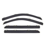 AVS 09-13 Toyota Corolla Ventvisor In-Channel Front & Rear Window Deflectors 4pc - Smoke - 194073
