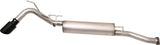 Gibson 16-22 Toyota Tacoma 3.5L 2.5in Cat-Back Single Exhaust System Stainless - Black Elite - 618820B