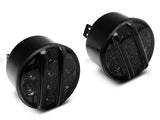 Raxiom 07-18 Jeep Wrangler JK Axial Series LED Front Turn Signals (Smoked) - J119943