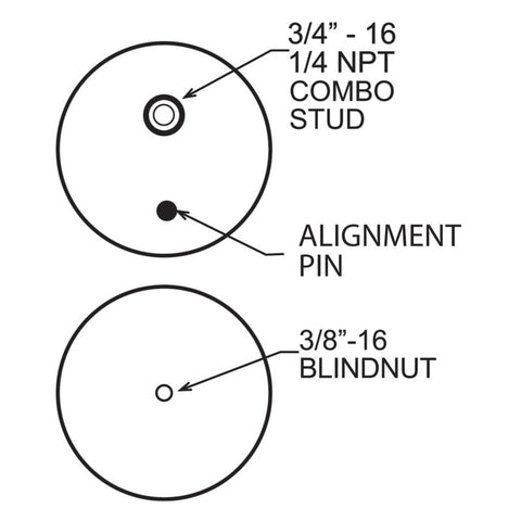 Firestone Ride-Rite Replacement Bellow 224CZ (For Kit PN 2596 / 2299 / 2597 / 2550) (W217606401) - 6401