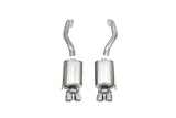 Corsa 2009-2013 Chevrolet Corvette C6 6.2L V8 Polished Sport Axle-Back Exhaust - 14108