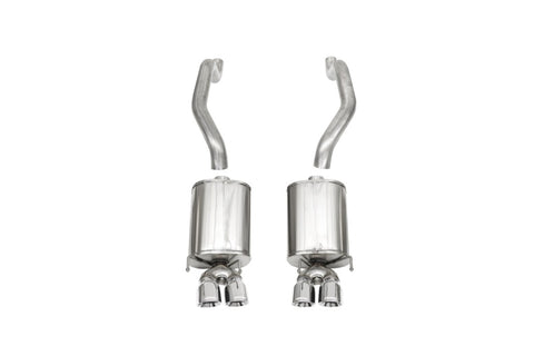 Corsa 2009-2013 Chevrolet Corvette C6 6.2L V8 Polished Sport Axle-Back Exhaust - 14108
