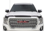AVS 19-22 GMC Sierra 1500 Aeroskin Low Profile Hood Shield - Smoke - 322167