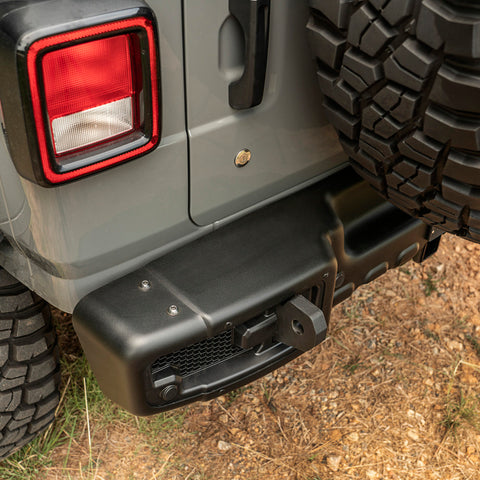 Rugged Ridge Spartacus Rear Bumper Black 18-20 Jeep Wrangler JL - 11544.25