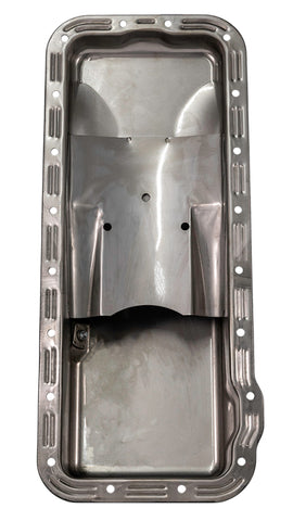 Moroso Ford 352-428 FE Stock (w/Front Sump) Wet Sump 5qt 5in Steel Oil Pan - 20606
