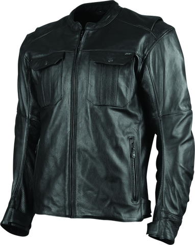 Speed and Strength Band of Brothers Leather Jacket Black - Small - 880365