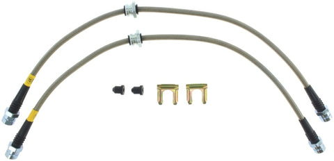 StopTech 08-12 VW Golf R32/Golf R Front Stainless Steel Brake Line Kit - 950.33024