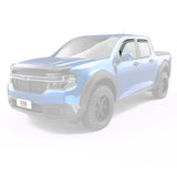 EGR 22-23 Ford Maverick Lariat XL XLT Front/Rear Window Visors - Dark Smoke Finish - 573591