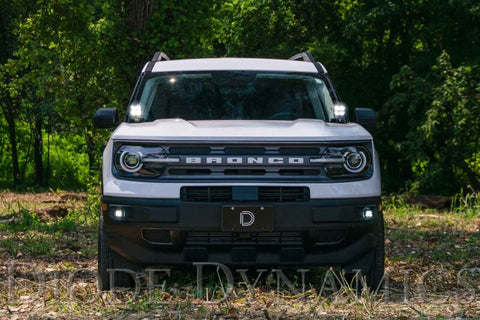 Diode Dynamics 2021 Ford Bronco Sport Stage Series 2in LED Ditch Light Kit- White Combo - DD7142