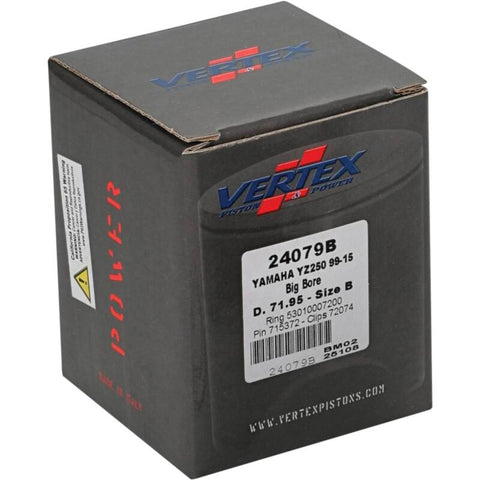 Vertex Piston 22-23 Fantic Motor XX 250 250cc +5.6mm Cast Big Bore Piston Kit 72mm. 295cc. - 24079B