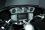 Kuryakyn Deluxe Tri-Line Stereo Trim Kit 14-Up Touring Models Chrome - 7240
