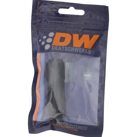 DeatschWerks 3/8in Female EFI Quick Connect to 3/8in Female EFI Quick Connect - Anodized Matte Black - 6-02-0136-B