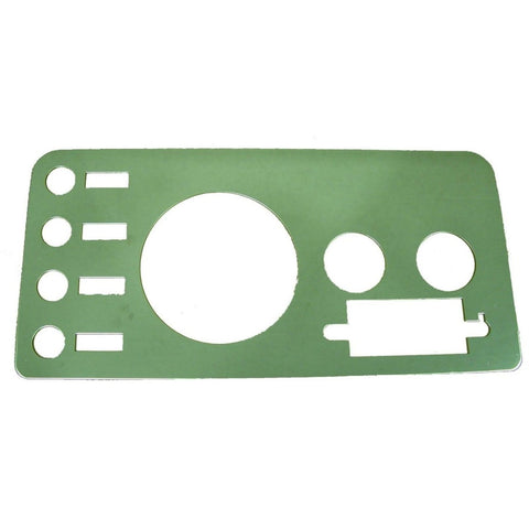 Rugged Ridge 76-86 Jeep CJ Stainless Steel Gauge Cover - 11124.01