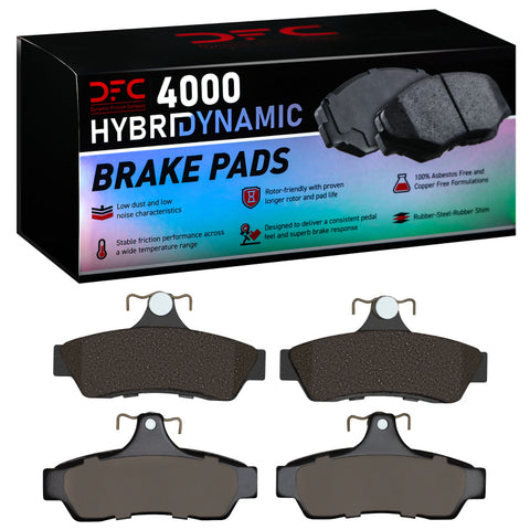 DFC 05-06 Pontiac GTO Rear 4000 Hybridynamic Brake Pads - 4000-1048-10