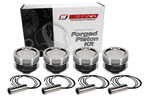 Wiseco 95-98 Nissan 240SX KA24 4V Dished 9:1 CR 90.50MM Piston Shelf Stock Kit - K586M905