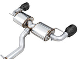 AWE Subaru BRZ/ Toyota GR86/ Toyota 86 Touring Edition Cat-Back Exhaust- Diamond Black Tips - 3015-33486