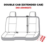 Covercraft 14-18 Chevrolet Silverado Waterproof Polyester SeatSaver Second Row Seat Covers - Grey - SS8431WFGY
