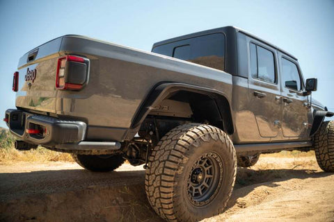 DV8 Offroad 20-24 Jeep Gladiator JT Rear Inner Fender Liners - Satin Black - INFEND-07RB