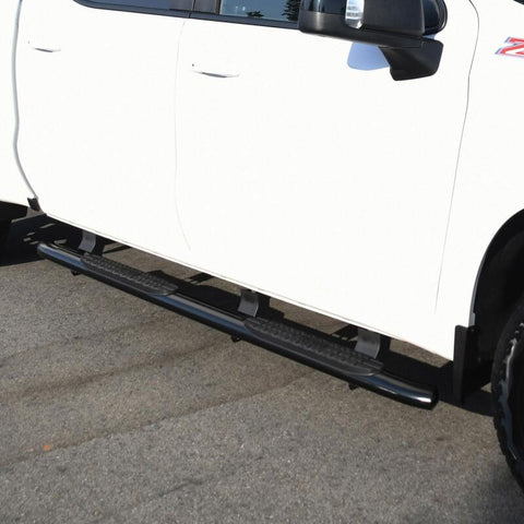 Westin 2019-2026 Chevy Silverado/Sierra 1500 Crew Cab Non LD PRO TRAXX 4 Oval Nerf Step Bars - Black - 21-24135