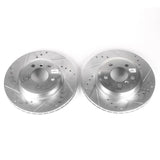 Power Stop 04-10 BMW X3 Front Evolution Drilled & Slotted Rotors - Pair - EBR688XPR