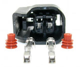 DeatschWerks USCAR Electrical Connector Housing & Pins for Re-Pining - Case of 50 - conn-uscarx-cs