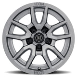 ICON Vector 5 17x8.5 5x150 25mm Offset 5.75in BS 110.1mm Bore Titanium Wheel - 2617855557TT