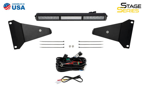 Diode Dynamics Stealth Bumper Light Bar Kit for 2019-Present Ram - Amber Combo - DD7628