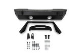 DV8 Offroad 07-23 Jeep Wrangler/Gladiator JT/JK/JL FS-25 Stubby Front Bumper w/Plated Bull Bar - FBJL-06