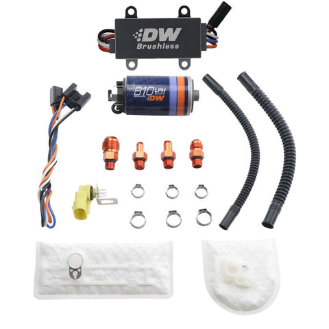 DeatschWerks DW810 Brushless 810lph In-Tank Brushless Fuel Pump w/ 9-1002 + Dual Speed Controller - 9-811-C105-1002