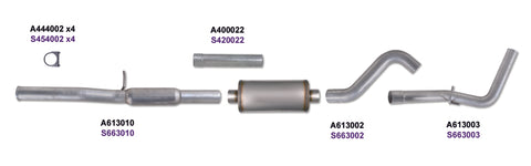 Diamond Eye KIT 3in CB SGL GAS AL CHEVY/GM 4.8L 5.3L 1500 - K3124A