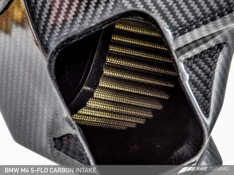 AWE Tuning BMW F8x M3/M4 S-FLO Carbon Intake - 2660-13038