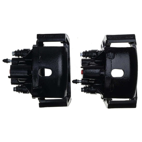 Power Stop 11-18 Ram 1500 Rear Black Calipers - Pair (w/Bracket) - S4836BLK
