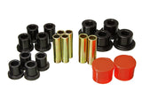 Energy Suspension 98-11 Ford Ranger 2/4WD Rear Leaf Spring Bushing Set - Black - 4.2156G